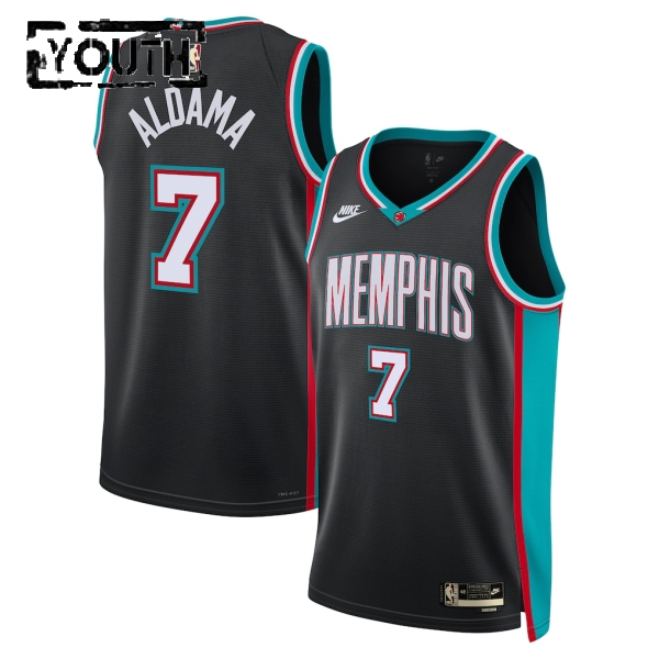 Memphis Grizzlies Trikot Santi Aldama Nike 2025-26 Classic Edition Schwarz Swingman - Kinder Memphis Grizzlies Trikot Santi Aldama Nike 2025-26 Classic Edition Schwarz Swingman - Kinder